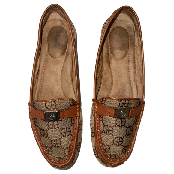 Giani Bernini - Logo Loafers Women’s Size 10M - Monogram Slip‑On Comfort Flats - Picture 5 of 13